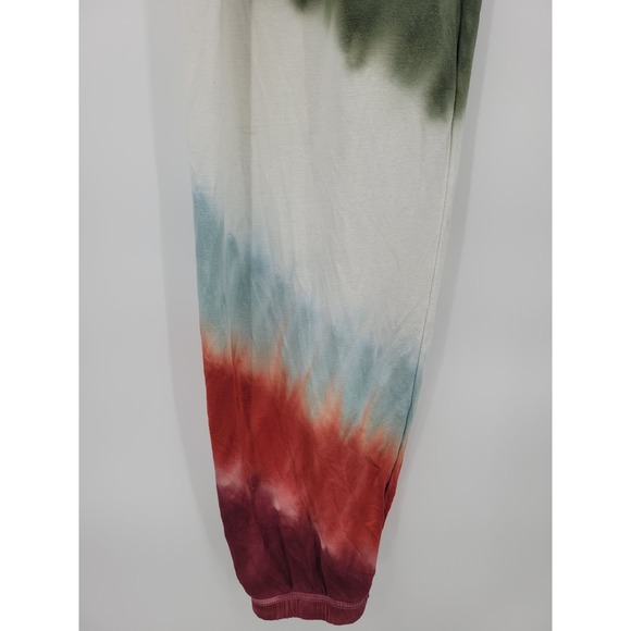 PJ Salvage Large Mountain Bound Tie-Dye Lounge Pajama Pants Olive Green - Picture 3 of 8
